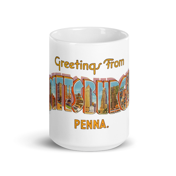 Greetings from Pittsburgh, PA Mug