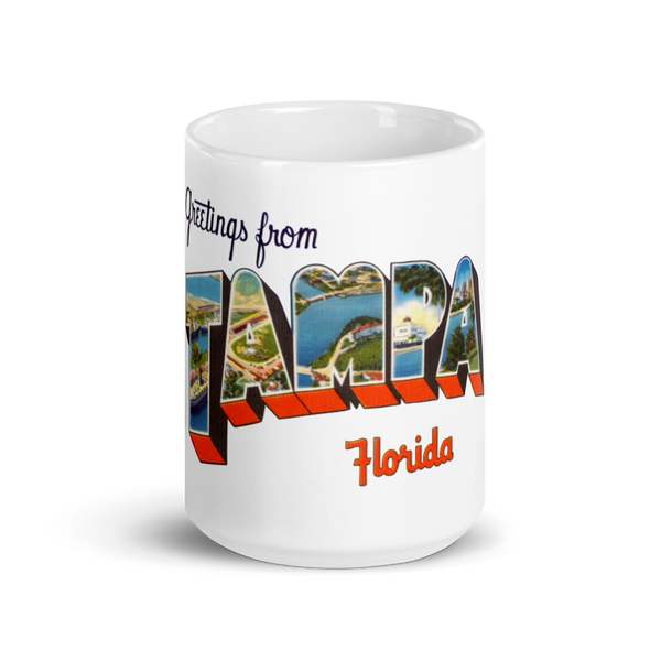 Greetings from Tampa, FL Mug