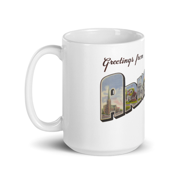 Greetings from Arkansas Mug