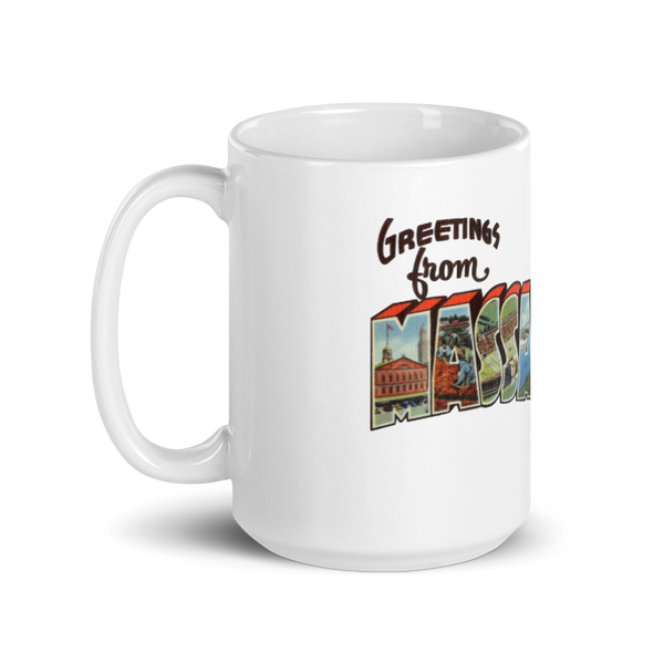 Greetings from Boston Mug