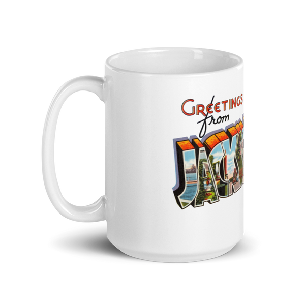 Greetings from Jacksonville, FL Mug