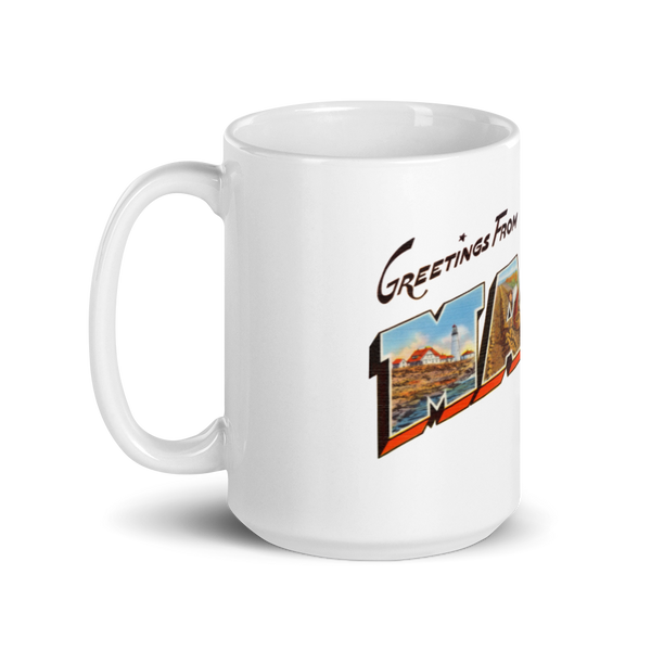 Greetings from Maine Mug