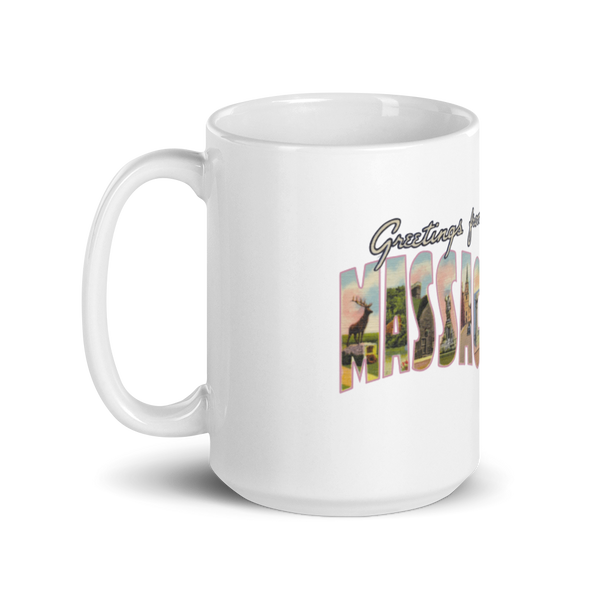 Greetings from Massachusetts Mug
