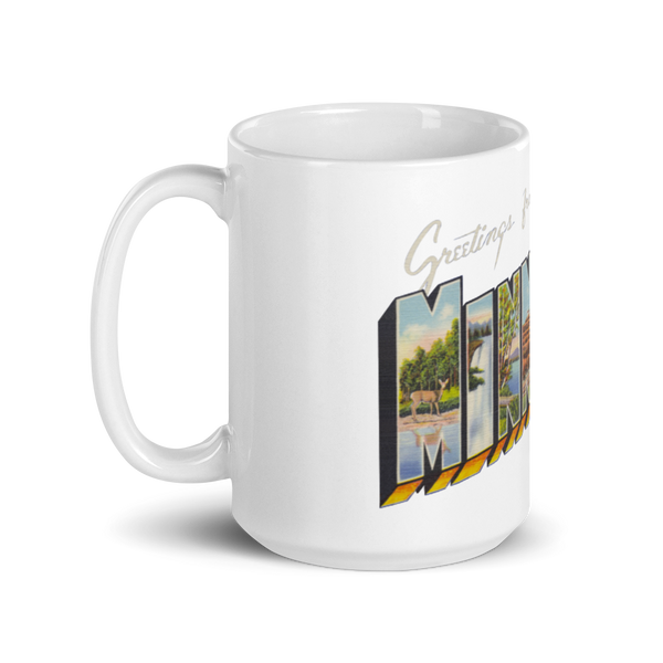 Greetings from Michigan Mug