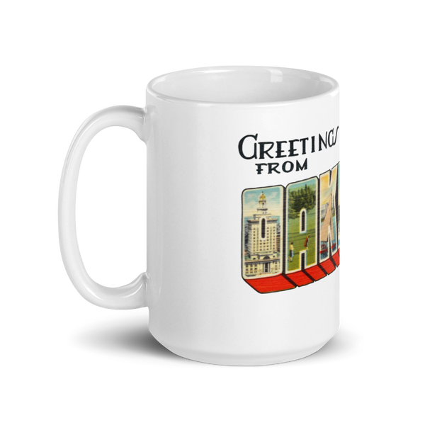 Greetings from Oakland, CA Mug