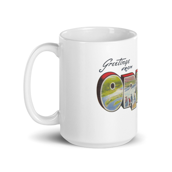 Greetings from Oregon Mug
