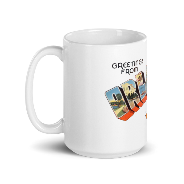 Greetings from Orlando, FL Mug