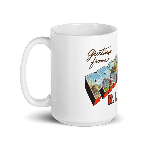 Greetings from Providence, RI Mug