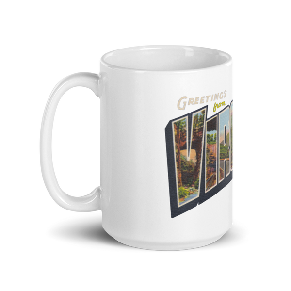 Greetings from Virginia Mug