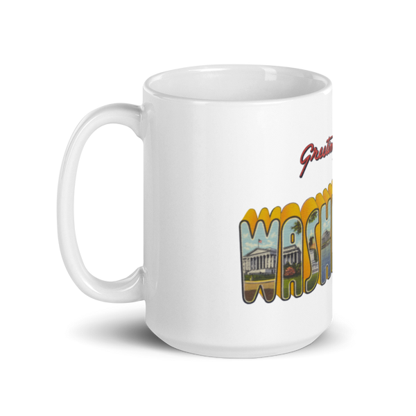 Greetings from Washington DC Mug