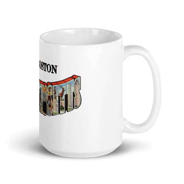 Greetings from Boston Mug