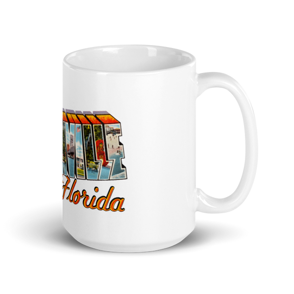 Greetings from Jacksonville, FL Mug