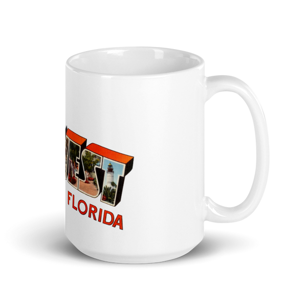 Greetings from Key West, FL Mug