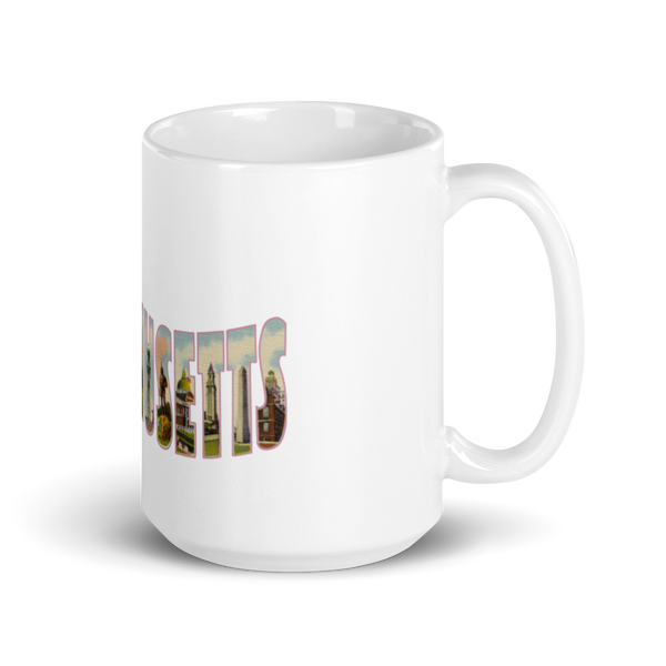 Greetings from Massachusetts Mug