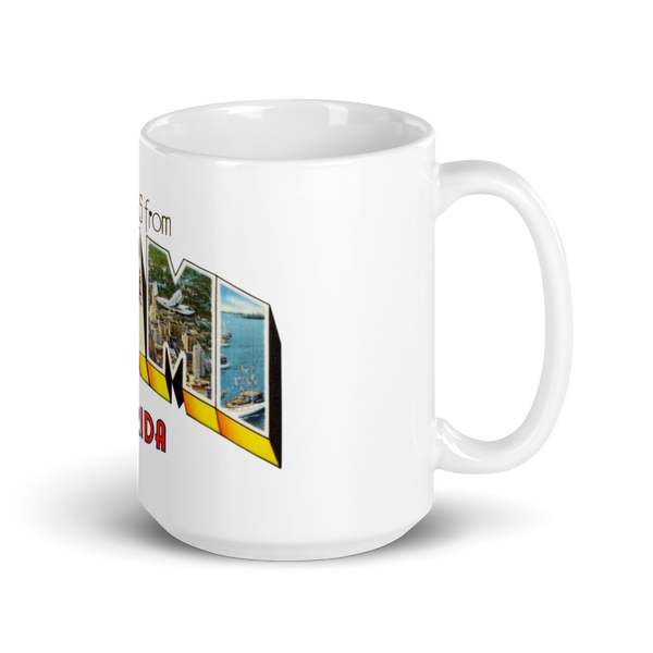 Greetings from Miami, FL Mug