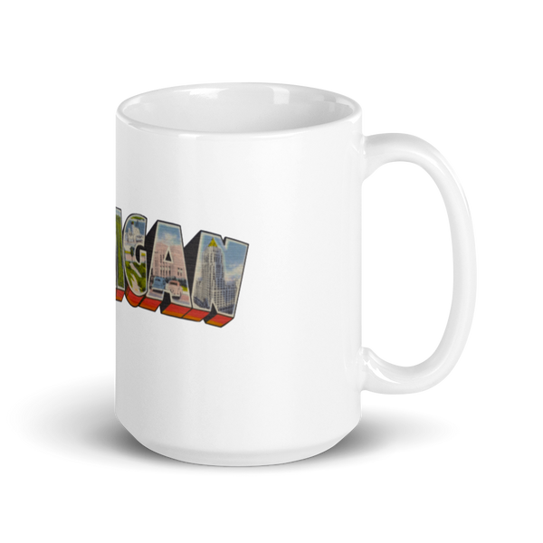 Greetings from Michigan Mug