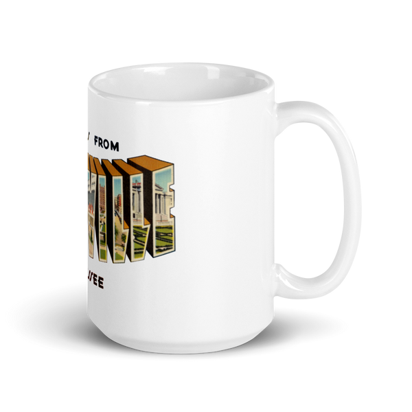 Greetings from Nashville, TN Mug