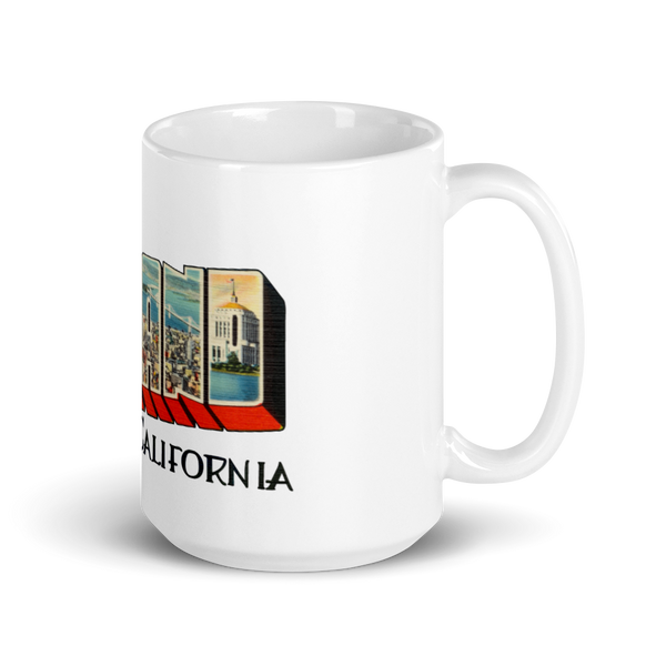 Greetings from Oakland, CA Mug