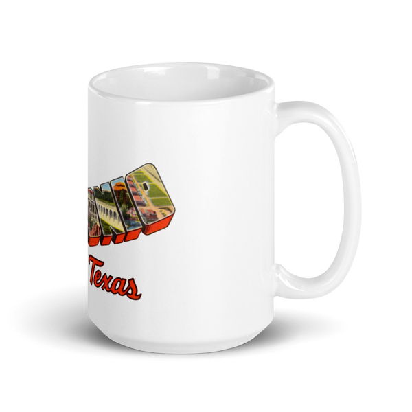 Greetings from San Antonio, TX Mug
