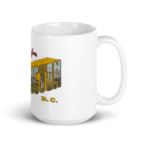 Greetings from Washington DC Mug